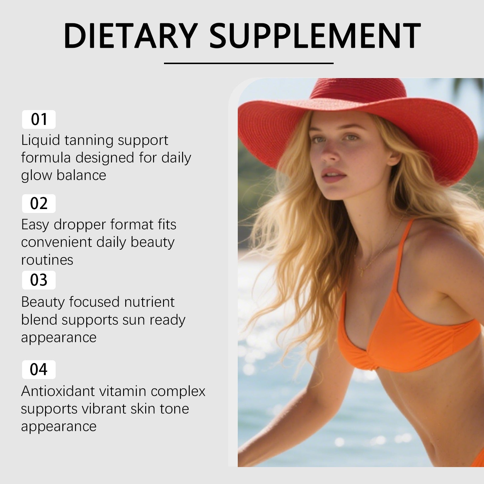 Summer Body Tanning Gentle Care to Enhance Skin Radiance, Natural Care
