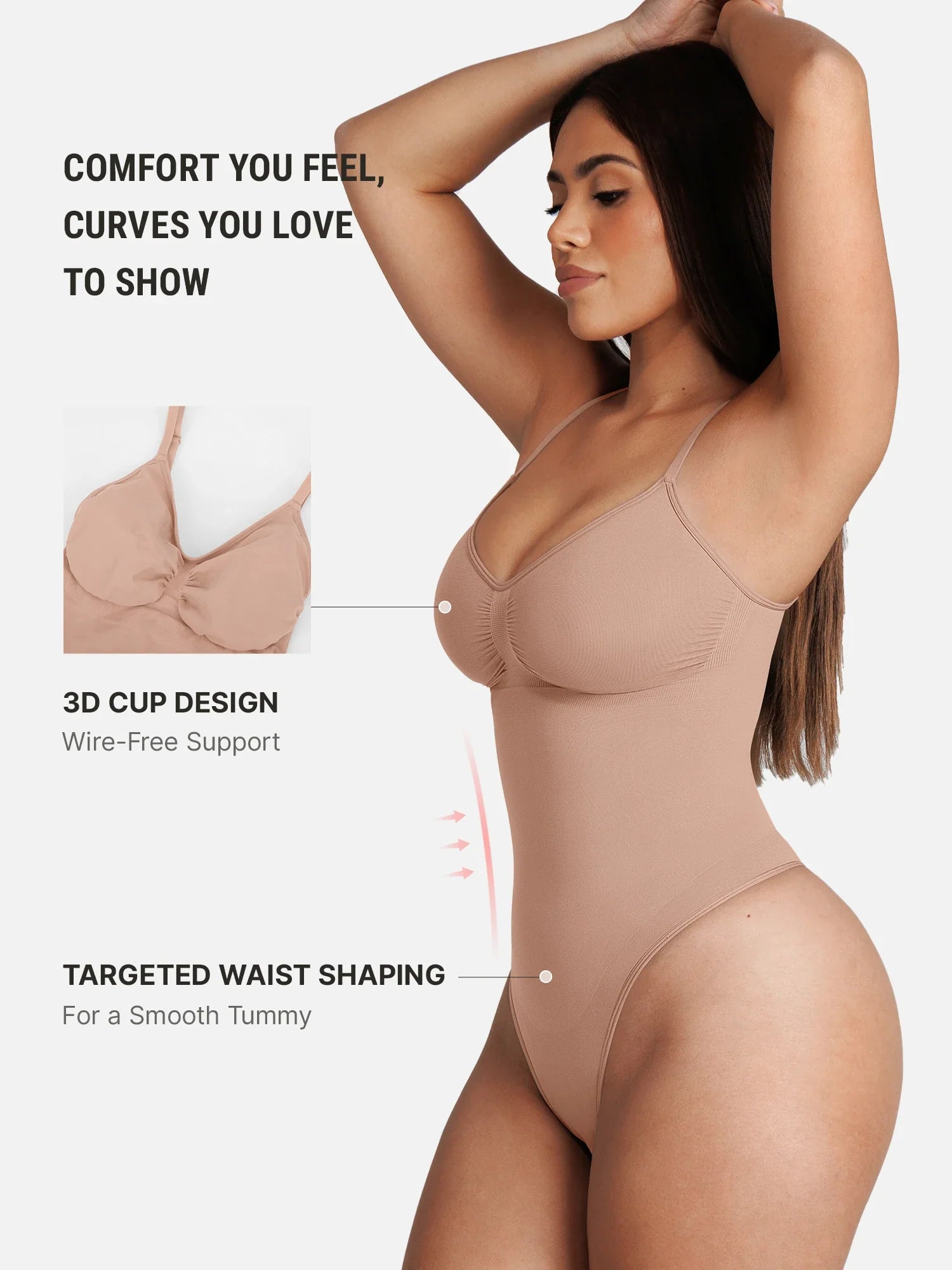 Luxiera™ Seamless Backless Adjustable Bodysuit