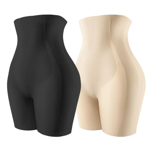 LUCKMEEY Tummy Control Shapewear Shorts for Women Seamless High Waist Body Shaper Thigh Slimming Underwear with Built-In Gusset Machine Washable Basic Minimalist Skin Body Shaper