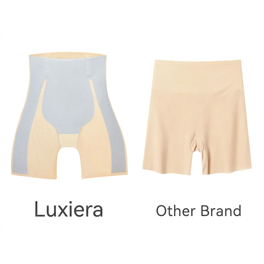 Luxiera High Waist Shapewear Shorts - Tummy Control & Slimming Underwear for Women