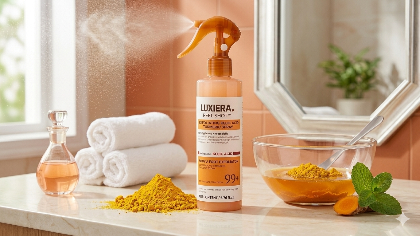 The Luxiera™ Radiant Glow Duo Peeling kit
