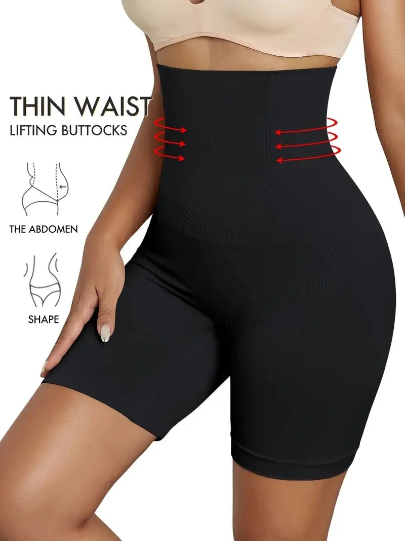 Hot High Waist Shaping Control Panties Boyshort Tummy Control Butt Lifting Slim Shorts Women'S Underwear Shapewear Body Shaper