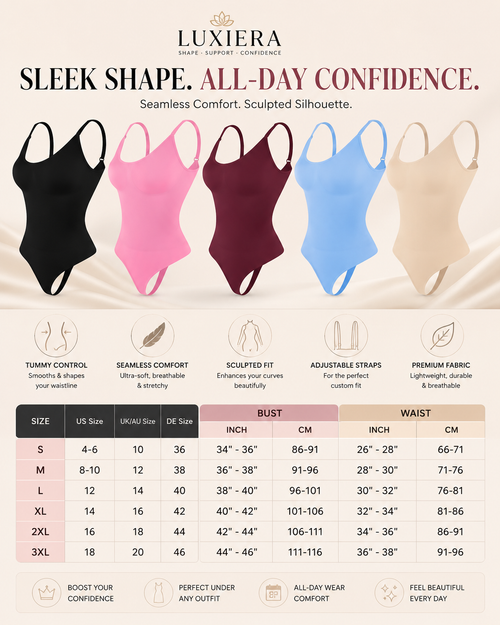 Shapewear Bodysuit Tummy Control Seamless Underwear