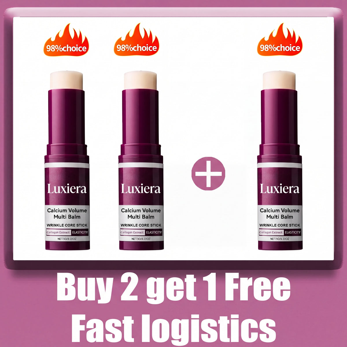 Luxiera™ Calcium Volume Multi Balm Korean Skincare Stick