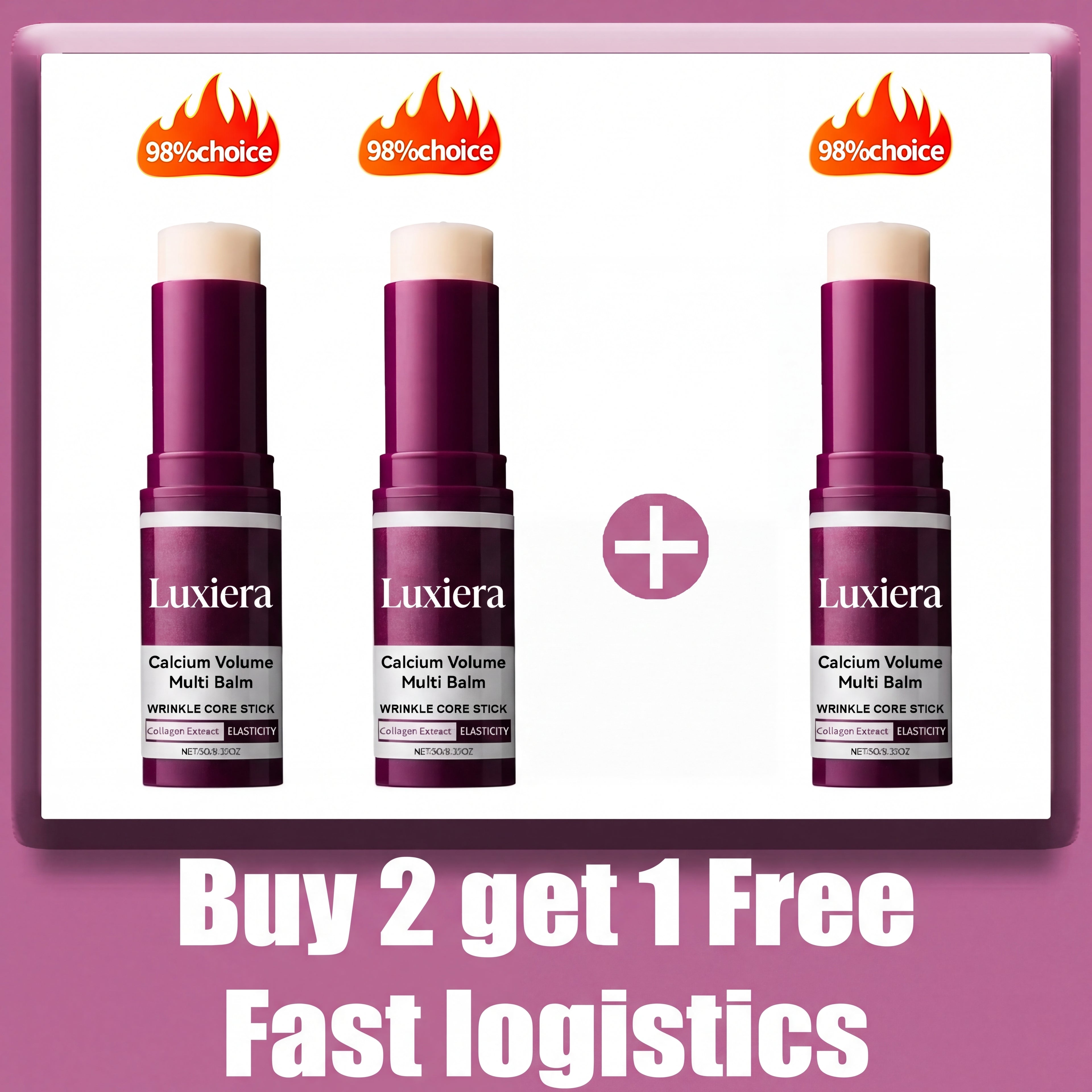 Luxiera™ Calcium Volume Multi Balm Korean Skincare Stick