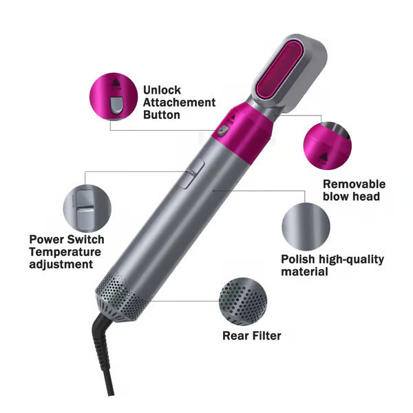 Luxiera™ 5 In 1 Hair Styler Pro | Stunning Salon Quality Looks In Just Minutes